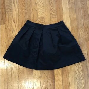 Fit and flare skater WINK black mini skirt
